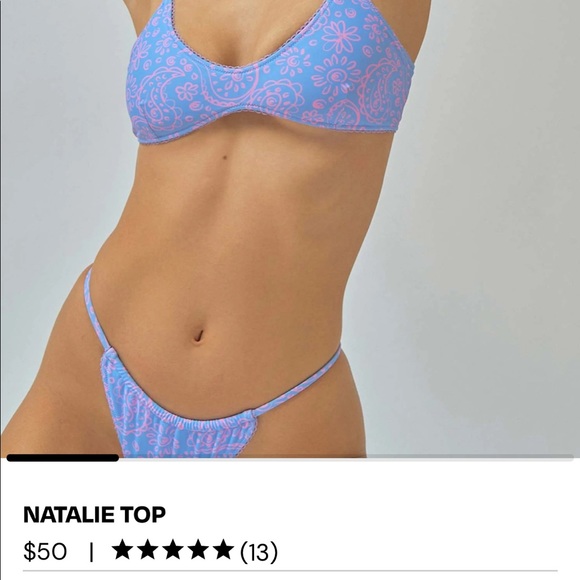 Blackbough Swim NATALIE TOP & NATALIE BOTTOMS
COLOR: Lazy Paisley - Picture 5 of 7